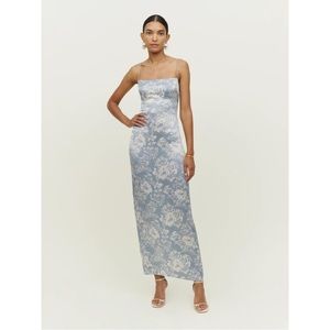 Reformation Frankie Slip Dress - Porcelain